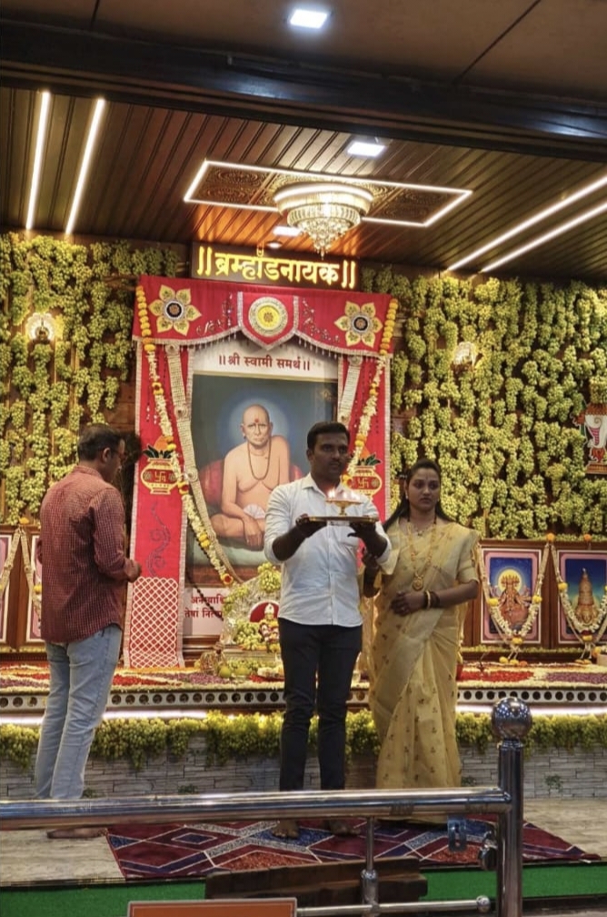 श्री स्वामी समर्थ पुण्यतिथी निमित्त आयोजित श्री गुरुचरित्र पारायण सप्ताहची सांगता.